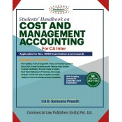 Padhuka's Students Handbook on Cost & Management Accounting (CMA) for CA Inter November 2023 Exam (New Syllabus) by CA. B. Saravana Prasath | Commercial Law Publisher